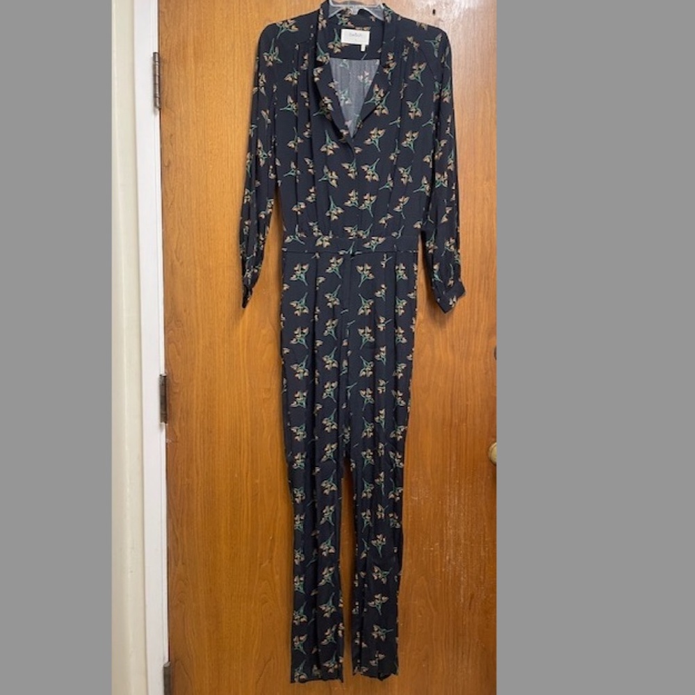 Ba&Sh Bash Fady Noir Print Jumpsuit Euc - image 5